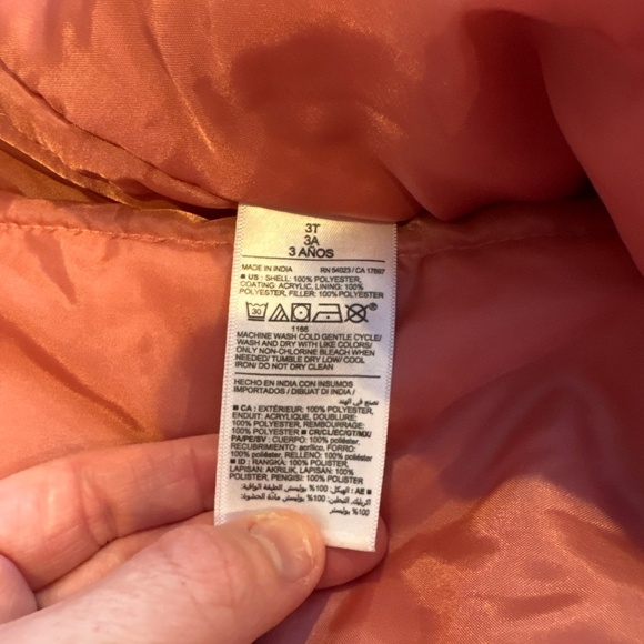 Old Navy Snow Bib 3T, pink girls snow pants - Picture 10 of 10